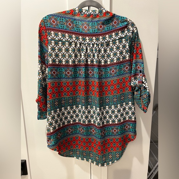 Pink Rose Size Medium Blouse - Picture 3 of 4